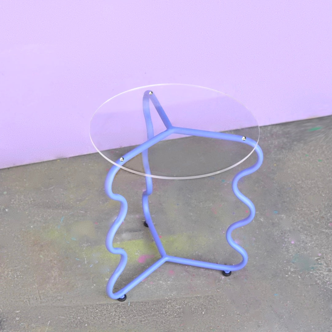 airy wave side table