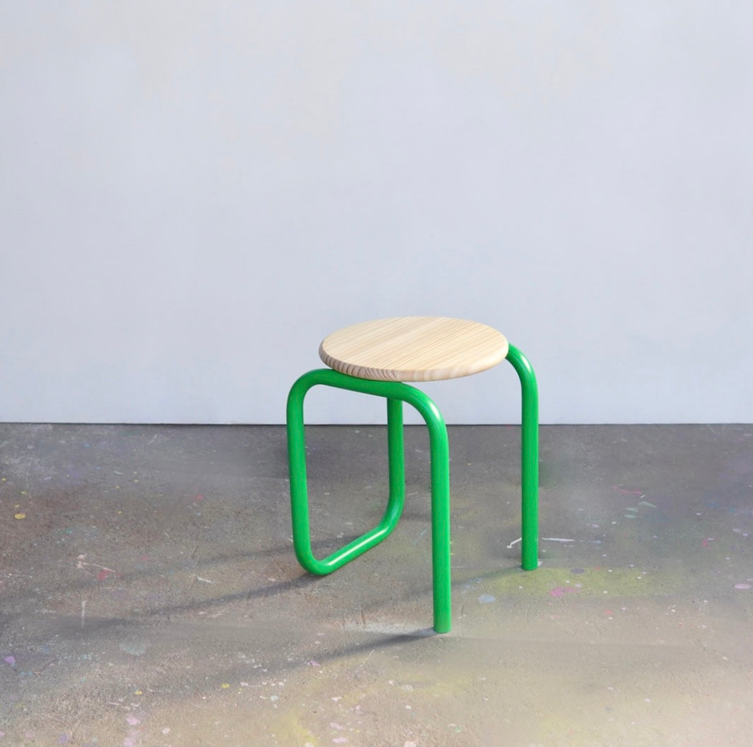 compact pipe stool